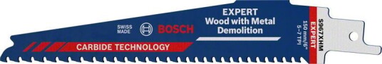 Bosch S 967 XHM Tigersågblad 10-pakk for Tre og Metall - Expert Wood with Metal Demolition