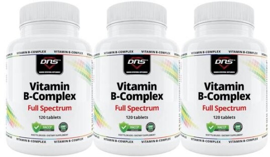 DNS 3-Pack Vitamin B-Complex 3 X 120 Tabletter DNS 3-Pack Vitamin B-Complex 3 X 120 Tabletter