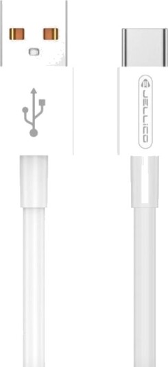 Jellico Usb-C-Kabel Jellico B1 3,1A 1M Hvit