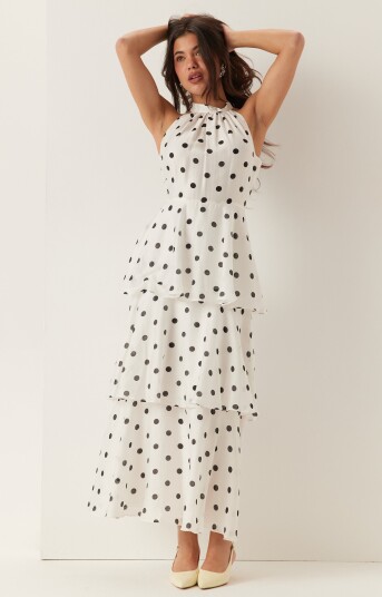 Forever New Monroe Tier Halter Midi Dress Forever New Monroe Tier Halter Midi Dress