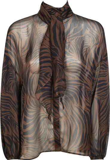 Max Mara Studio Dame Bluser & Skjorter Brun S, Max Mara Studio Dame Bluser & Skjorter Brun S,