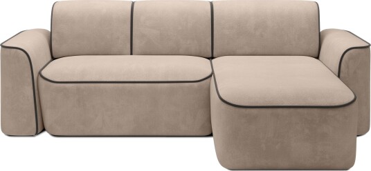 Ume 4 seter Sofa med Sjeselong   Beige
