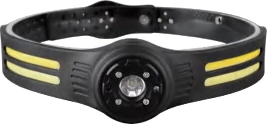 V-Tac 3W+5W oppladbar LED hodelykt - 470lm, 230° vidvinkel, IP44, inkl. batteri
