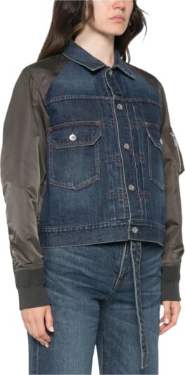 Sacai Dame Jakker Blå M,
