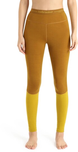Icebreaker W Zoneknit 200 Leggings Ib/Clove/Silent Gold/Cb M