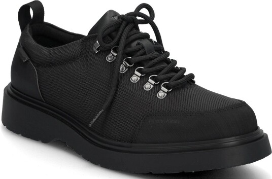 Calvin Klein Combat Hiking Shoe Mix Mat Wl   TRIPLE BLACK   44 x 44