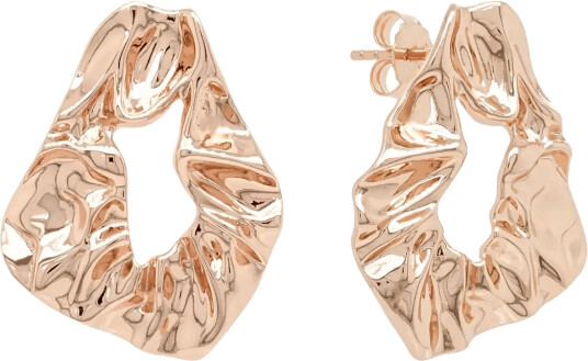 Marmara Sterling 925 Silver Earrings Rose Gold   Pink   ONE SIZE