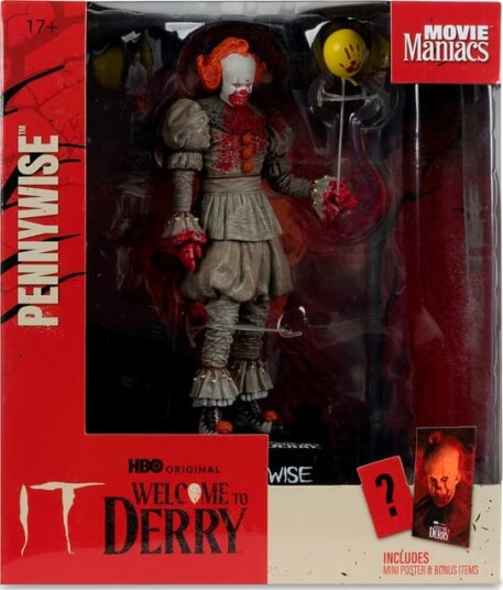 McFarlane IT actionfigur (Pennywise Welcome To Derry) McFarlane IT actionfigur (Pennywise Welcome To Derry)