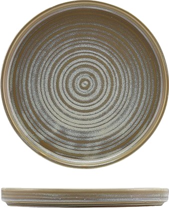 Terra Porcelain Matt Grå Lav Presentasjonstallerken 21 Cm Terra Porcelain Matt Grå Lav Presentasjonstallerken 21 Cm