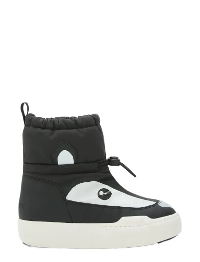 Moon Boot Mb Jr Park Tube Mid Animal Wp - Black - 34 Moon Boot Mb Jr Park Tube Mid Animal Wp - Black - 34