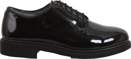 Rothco Oxford Uniform Uniform High Gloss sko Svart