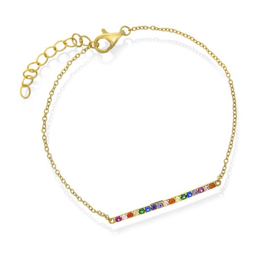 Pan Jewelry, Armbånd i 925 sølv med zirkonia