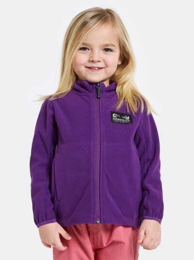 Didriksons Muskot Vindfleecejakke Royal Purple 100