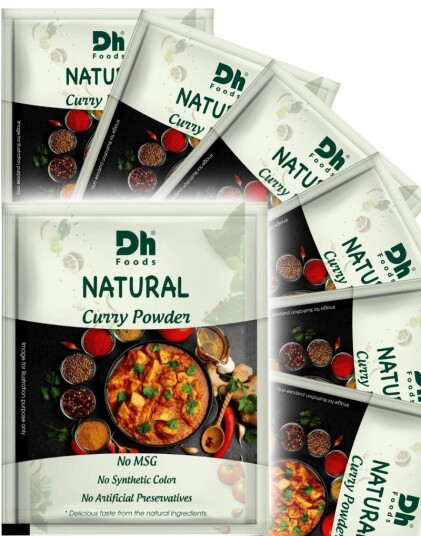 20 stk Natural Curry Powder   Karrikrydder   DH Foods   Hel Eske 200 gram Vietnam