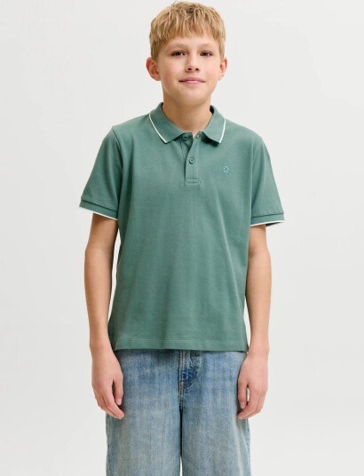 Jack & Jones Jprblaweston Ss Polo Jnr White 140