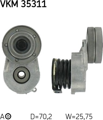 Strammehjul kilerem SKF VKM 35311