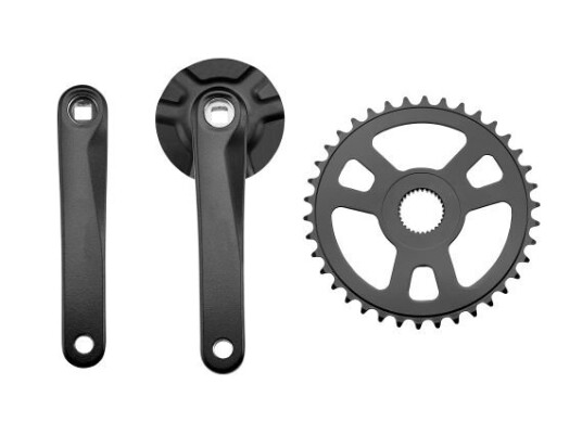El Sykkel Kranksett  Alu 38T 170 mm