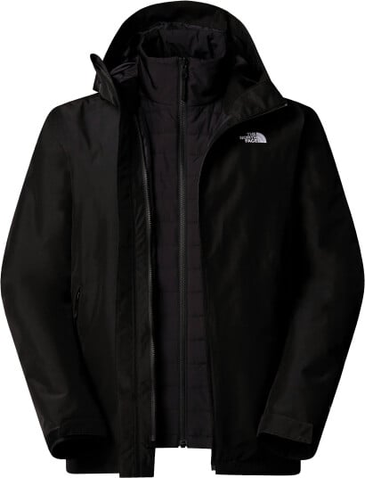 The North Face Men"s Carto Mono Triclimate 3 in 1 Hooded Jacket TNF Black XXL