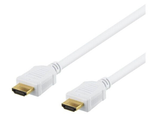 Deltaco Høyhastighets HDMI-kabel 15m med Ethernet 4K Hvit