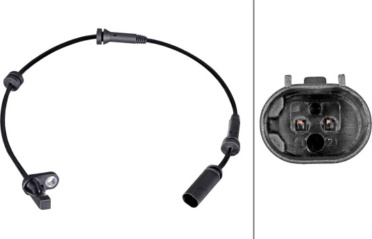 HELLA 6PU 358 216 521 Sensor ABS