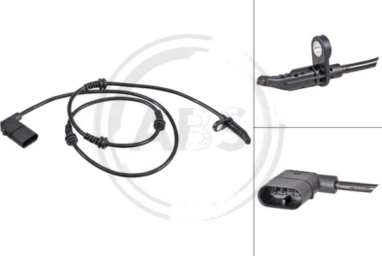 Sensor, ABS A.B.S. 31990