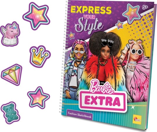 Lisciani Barbie Skissebok 5+ År Uttrykk Din Stil