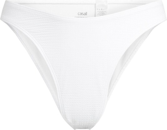 Casall Women"s Waffle High Leg Bikini Bottom White 40 Casall Women"s Waffle High Leg Bikini Bottom White 40