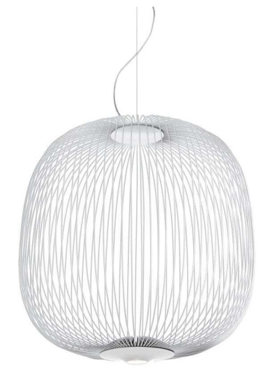 Foscarini - Spokes 2 LED Pendel Dimmbar Hvit
