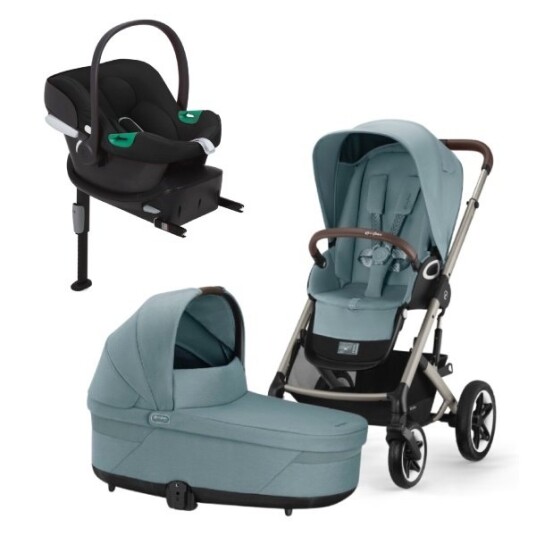 Cybex Travelsystem 4i1 Talos S Lux Duo inkl. Aton B2 & Base One Sky Blue Cybex Travelsystem 4i1 Talos S Lux Duo inkl. Aton B2 & Base One Sky Blue