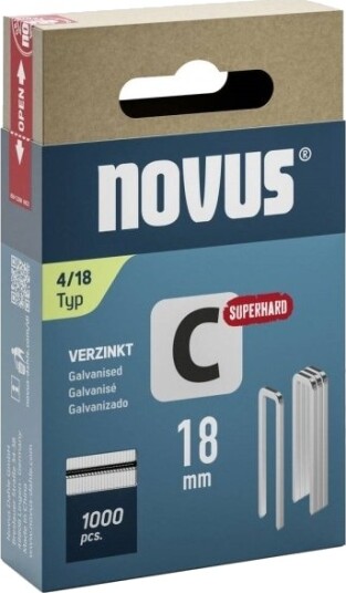 Novus Novus Tools 042 0802 Smalrygg Stifter Type 4 1000 Stk 18 Mm X 6,1 Mm