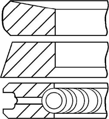 Stempelringsett GOETZE ENGINE 08-422000-00