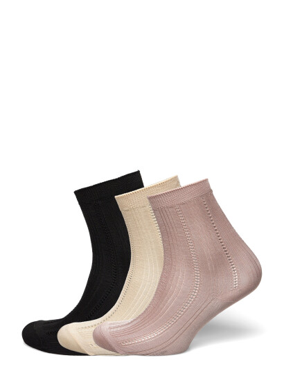 Becksöndergaard Solid Drake Sock 3 Pack - Black - 37-39