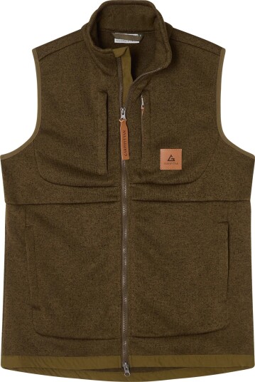 Garphyttan Women"s Valdez Flatfleece Vest  Brown Melange S