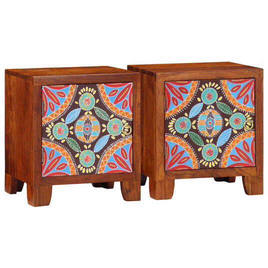  Nattbord 2 stk 40x30x45 cm heltre akasie 8721158375964