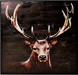 Hjort canvas bilde 100x100