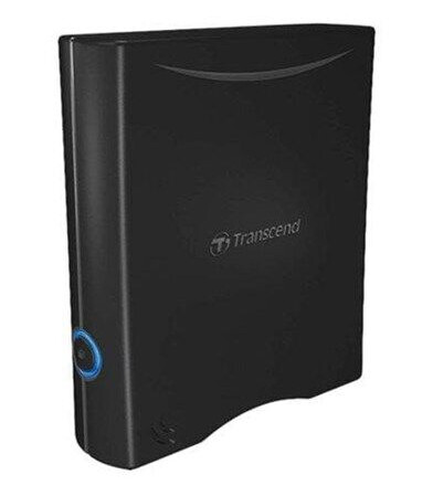Transcend StoreJet 35T3 4TB Ekstern Harddisk med USB 3.2 Gen 2 - Svart