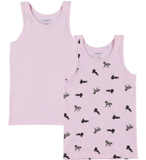 Name It Nmftank Top 2P Ballerina Horse Noos Pink 86
