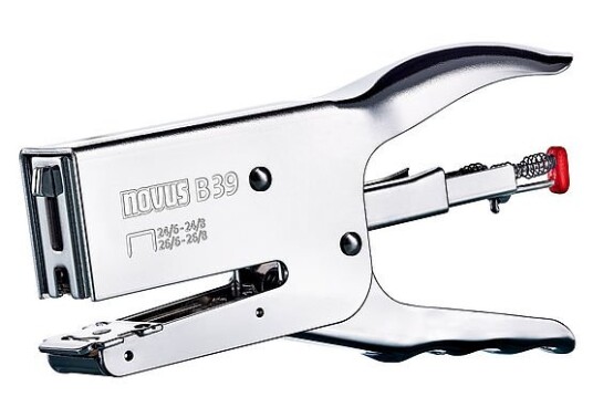 Novus B 39 Chrome 50 Ark Grå 24/6-24/8 & 26/6-26/8 Metall 5,5 Cm 150 Stifter
