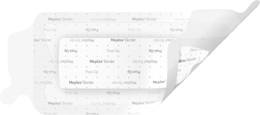 Mepilex Border Post-Op operasjonsbandasje 10 x 20 cm 10 stk