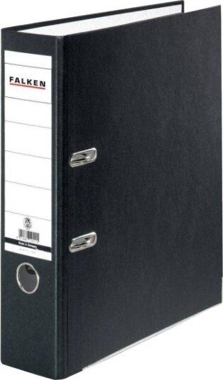 Falken Mappe Recycolor A4 Ryggbredde 80 Mm Sort 2 Bøyler 11285558 Falken Mappe Recycolor A4 Ryggbredde 80 Mm Sort 2 Bøyler 11285558