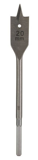Bosch Flatfresebor sekskant D= 20,0 mm L= 160 mm