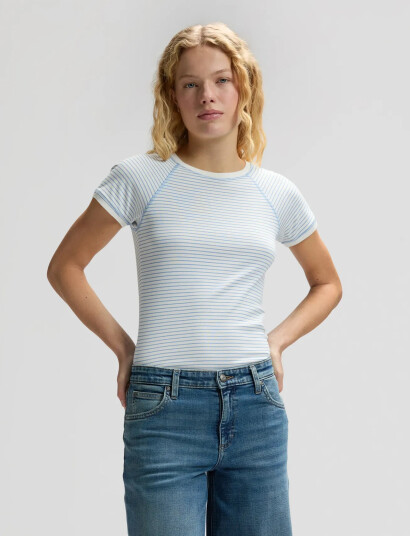 Lee Jeans Baby Tee   White   M x 00