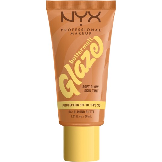 NYX Buttermelt Glaze Foundation SPF30 04 Almond Butta 30ml NYX Buttermelt Glaze Foundation SPF30 04 Almond Butta 30ml