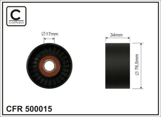 Strammehjul, kilerem CAFFARO 500015