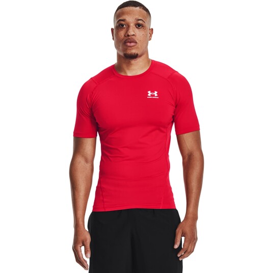 Under Armour Ua Hg Armour Comp Ss - Red - XXL