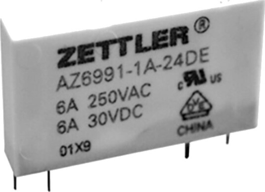 Zettler Electronics Az6991 1Ce 24De Printrelé 24 V/Dc 8 A 1 Vekselkontakt 1 Stk.