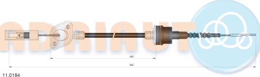 Clutchkabel ADRIAUTO 11.0184