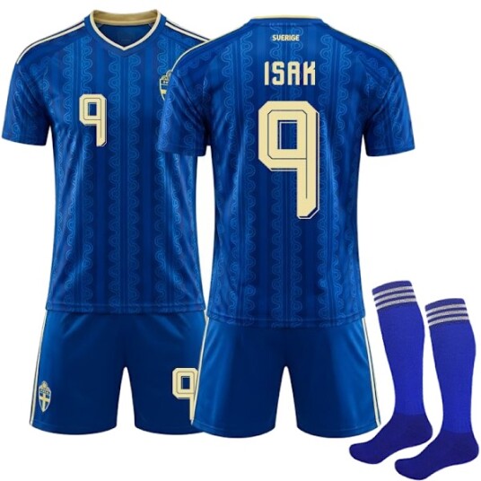 2026 Fotball-VM Sverige Landslag Barnetrøye