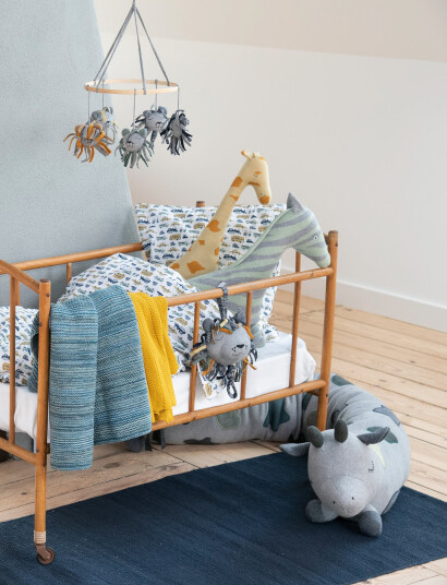 Smallstuff Hangning Mobile Lion Multi Grey 24c24x19