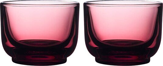 Fellow Pirch cortado glass 13 cl 2 stk Garnet